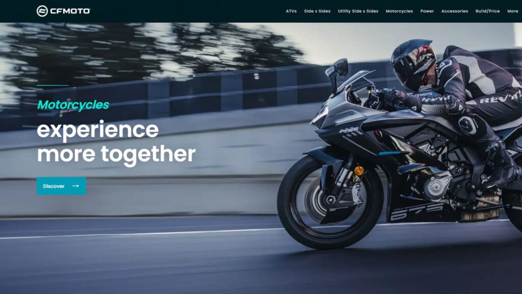 CFMOTO official site