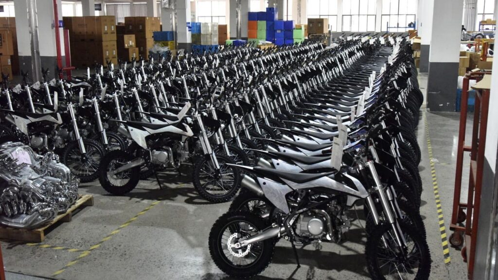 Dirt bike product line