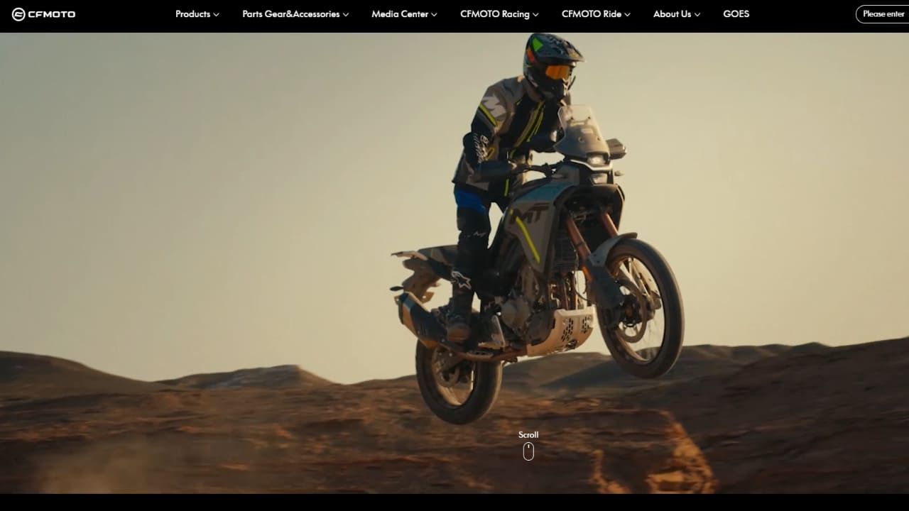 Sitio oficial de CFMoto