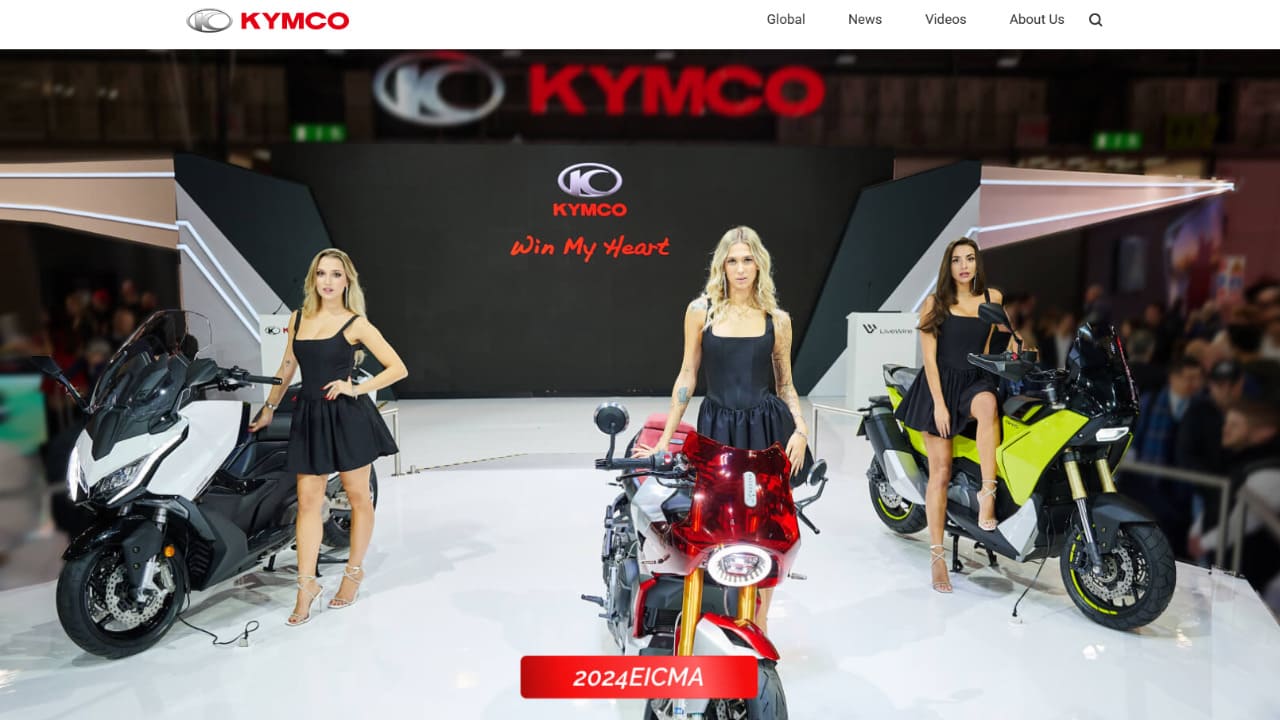 Sitio oficial de Kymco